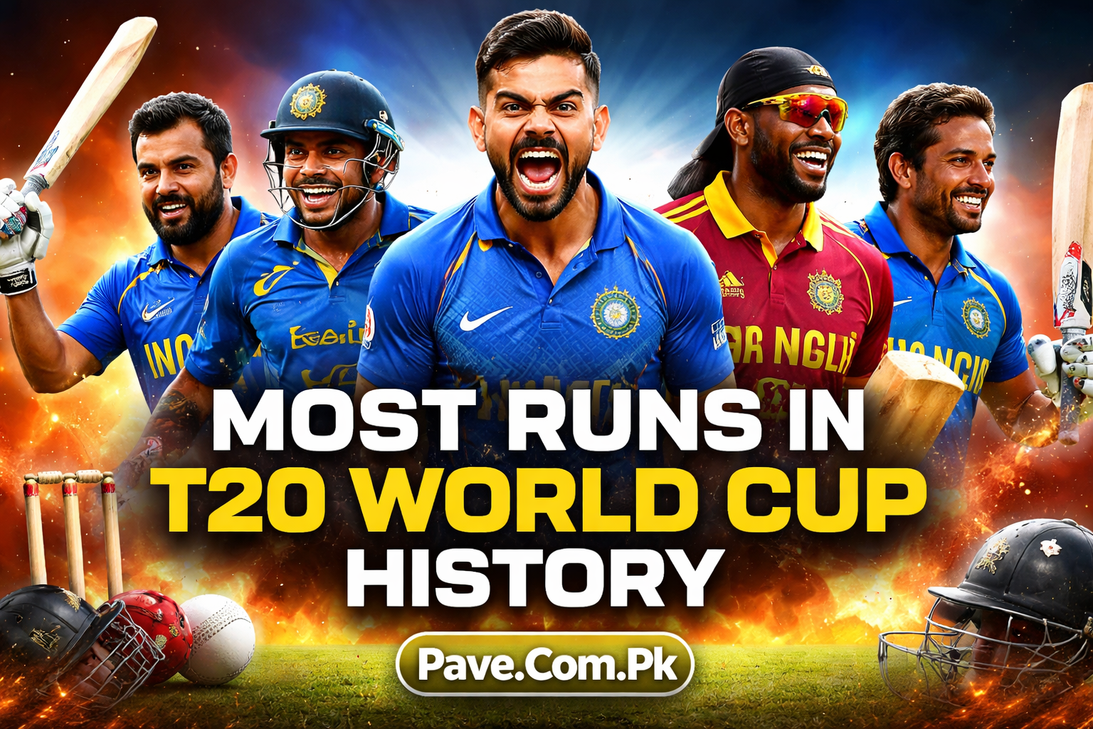 Most Runs in T20 World Cup History – Complete List & Record-Breaking Performances 1 Most Runs in T20 World Cup History – Complete List Record Breaking Performances