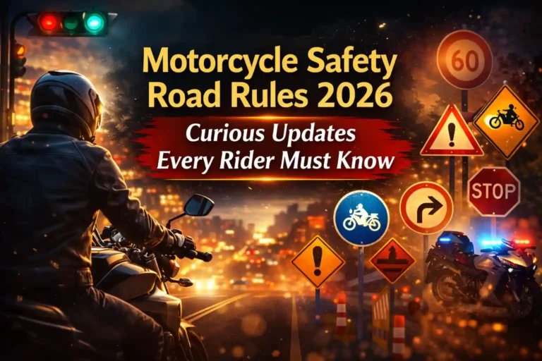 Motorcycle Safety Road Rules 2026