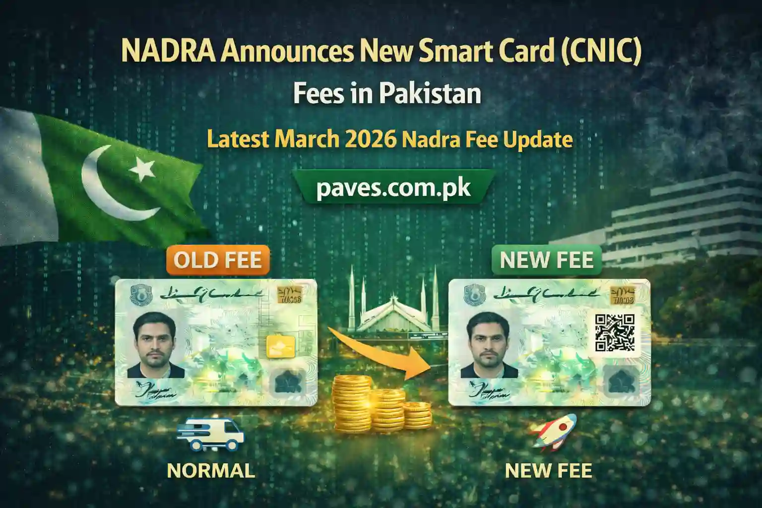 NADRA Announces New Smart Card (CNIC) Fees in Pakistan – Latest March 2026 Nadra Fee Update 1 NADRA Announces New Smart Card (CNIC) Fees in Pakistan – Latest March 2026 Nadra Fee Update