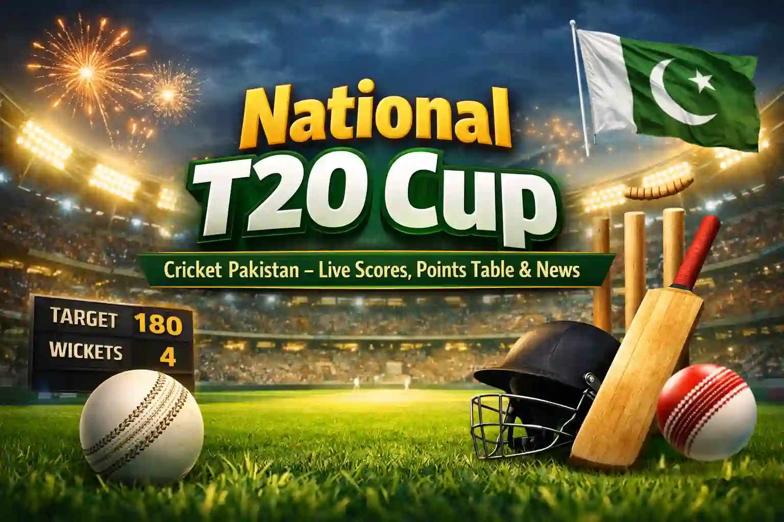 National T20 Cup Cricket Pakistan – Live Scores, Points Table & News