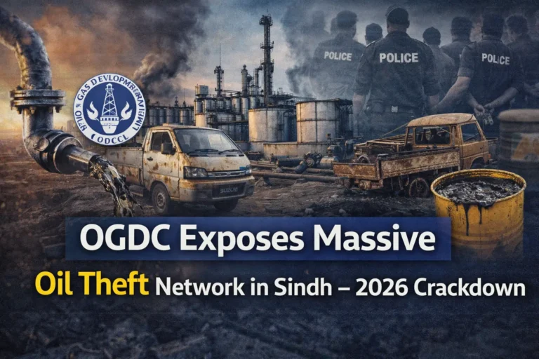 OGDC Exposes Massive Oil Theft Network in Sindh – 2026 Crackdown