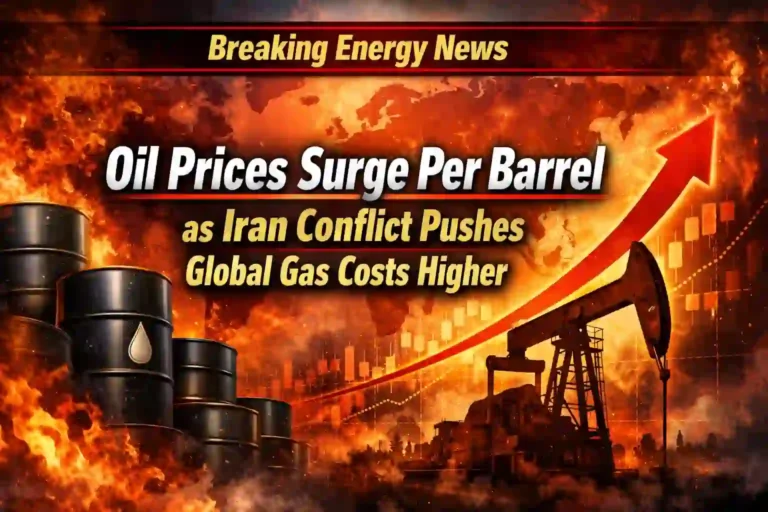 Oil Prices Surge Per Barrel as Iran Conflict Pushes Global Gas Costs Higher