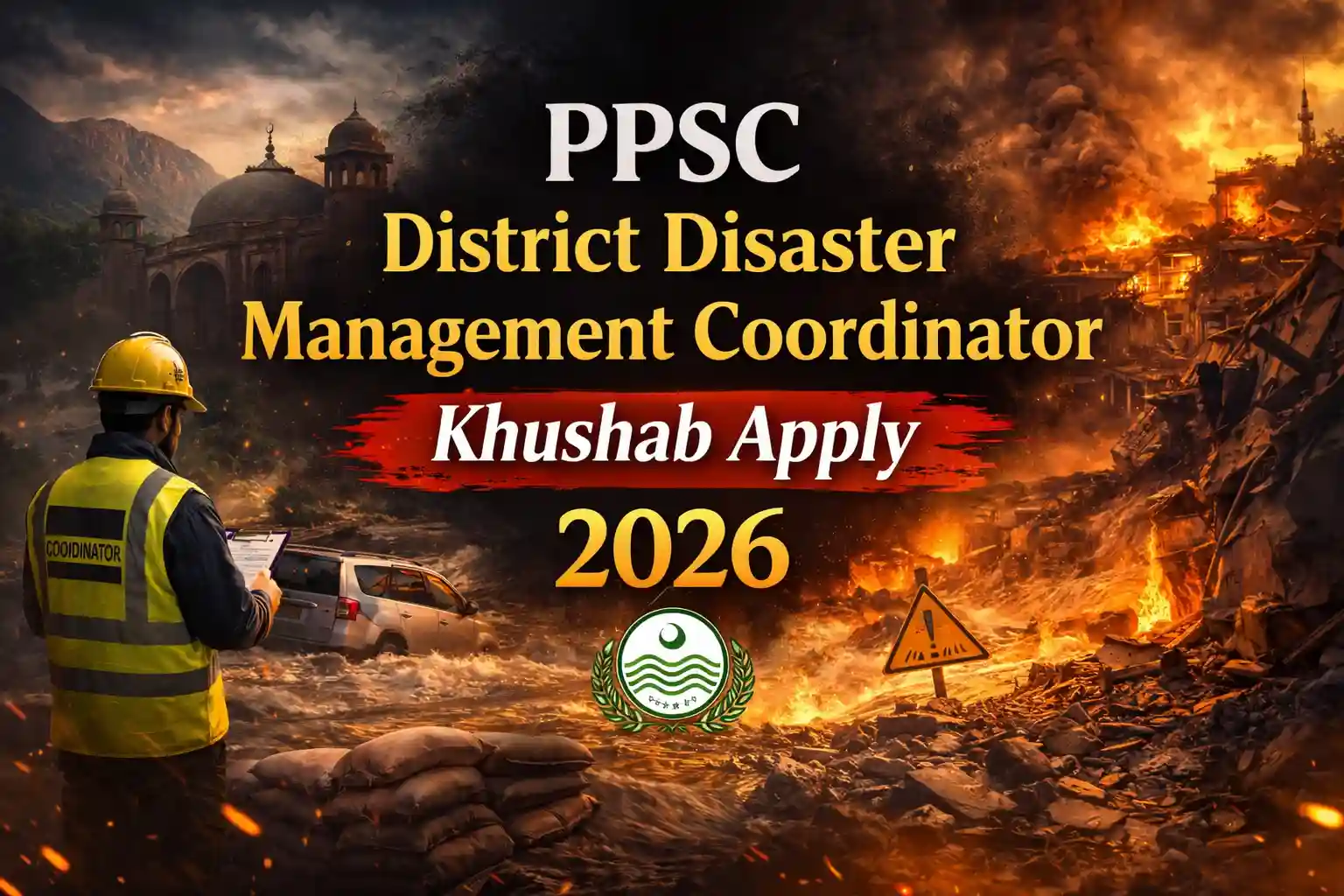 PPSC District Disaster Management Coordinator Khushab Apply 2026 1 PPSC District Disaster Management Coordinator Khushab Apply 2026
