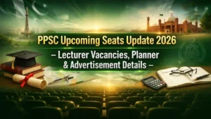 PPSC Upcoming Seats Update 2026