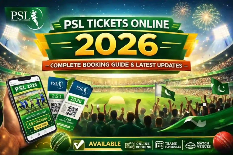 PSL Tickets Online 2026 – Complete Booking Guide & Latest Updates