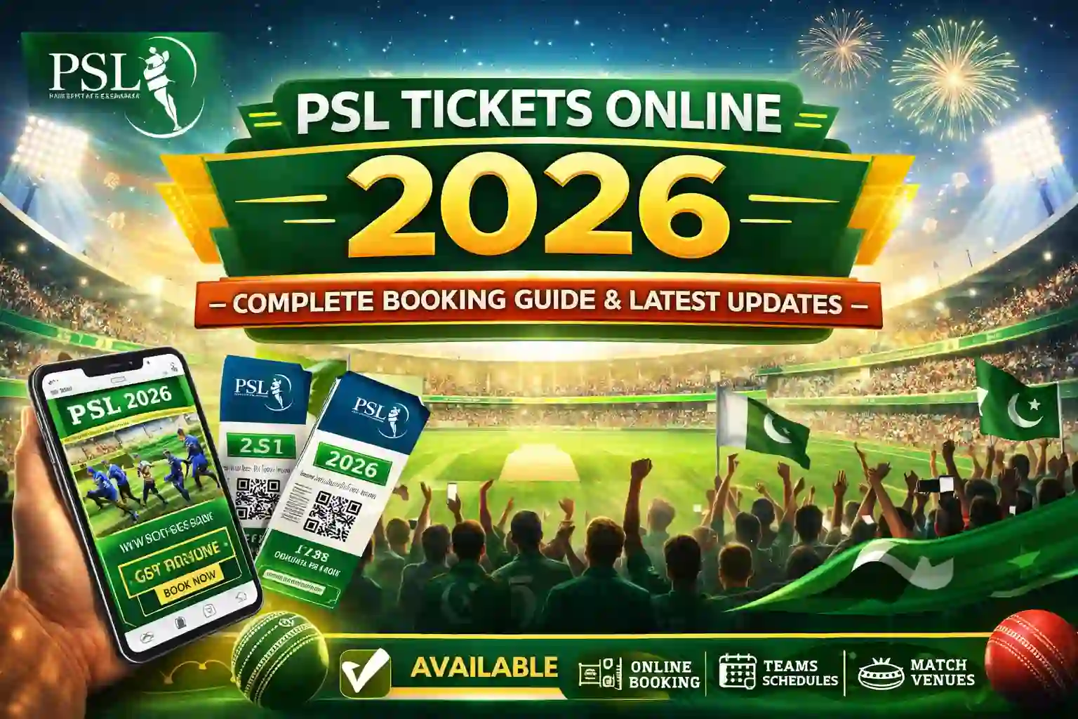 PSL Tickets Online 2026 – Complete Booking Guide & Latest Updates