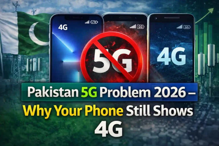 Pakistan 5G Problem 2026 – Why Your Phone Still Shows 4G