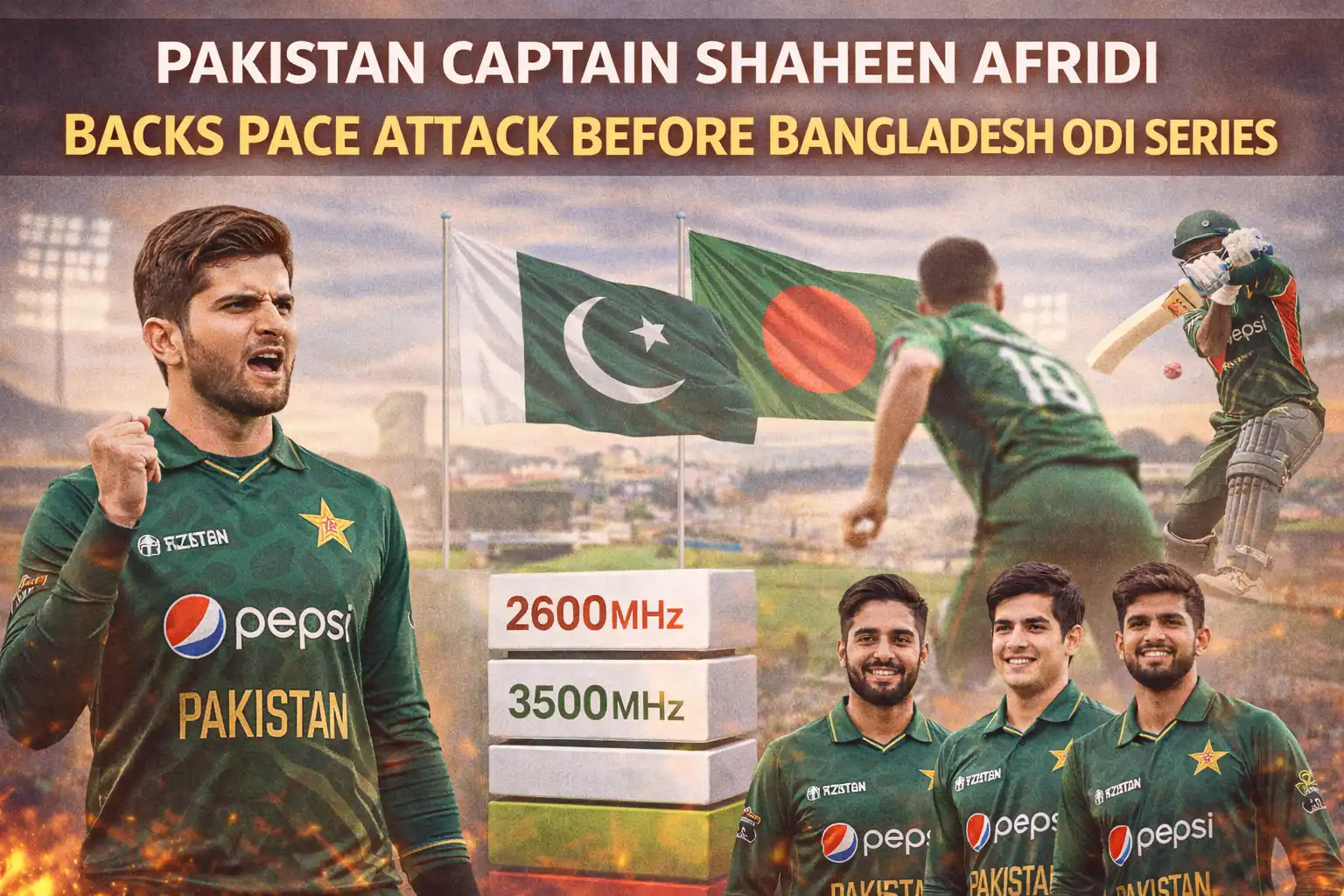 Pakistan Captain Shaheen Afridi Backs Pace Attack Before Bangladesh ODI Series