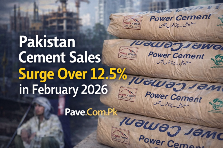 Pakistan Cement Sales Surge Over 12.5% in February 2026