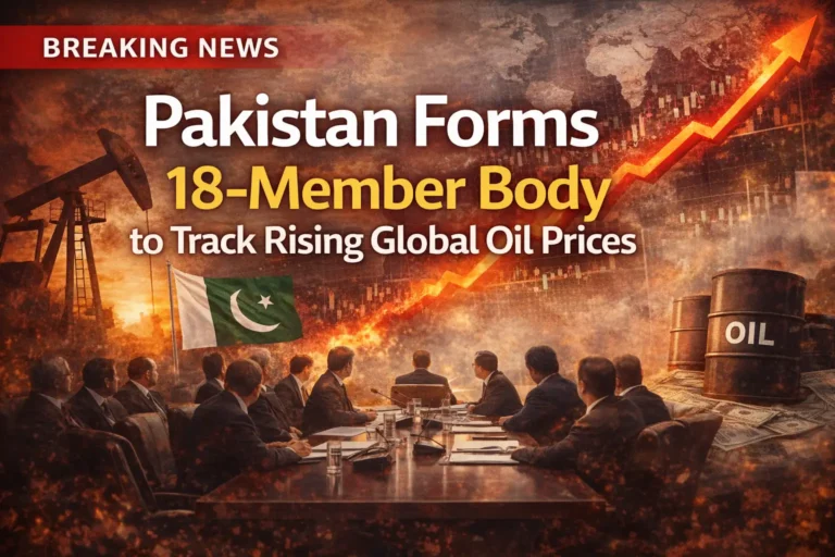 Pakistan Forms 18-Member Body to Track Rising Global Oil Prices