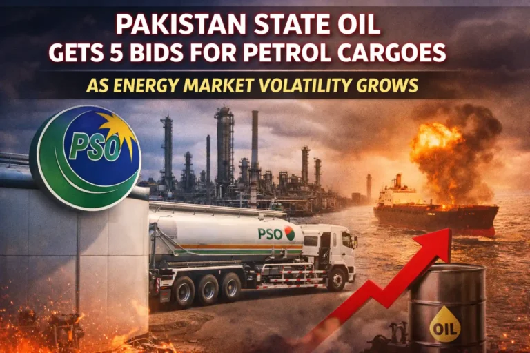 Pakistan State Oil Gets 5 Bids for Petrol Cargoes as Energy Market Volatility Grows