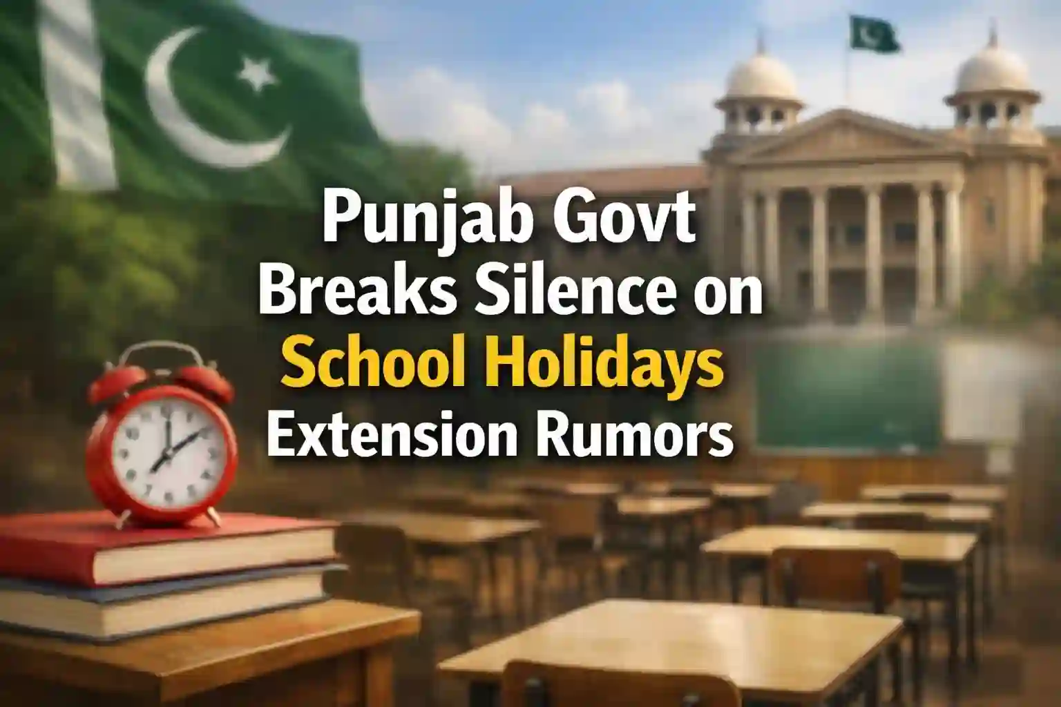 Punjab Govt Responds to School Holidays Extension News – Full Details