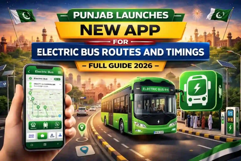 Punjab Launches New App for Electric Bus Routes and Timings