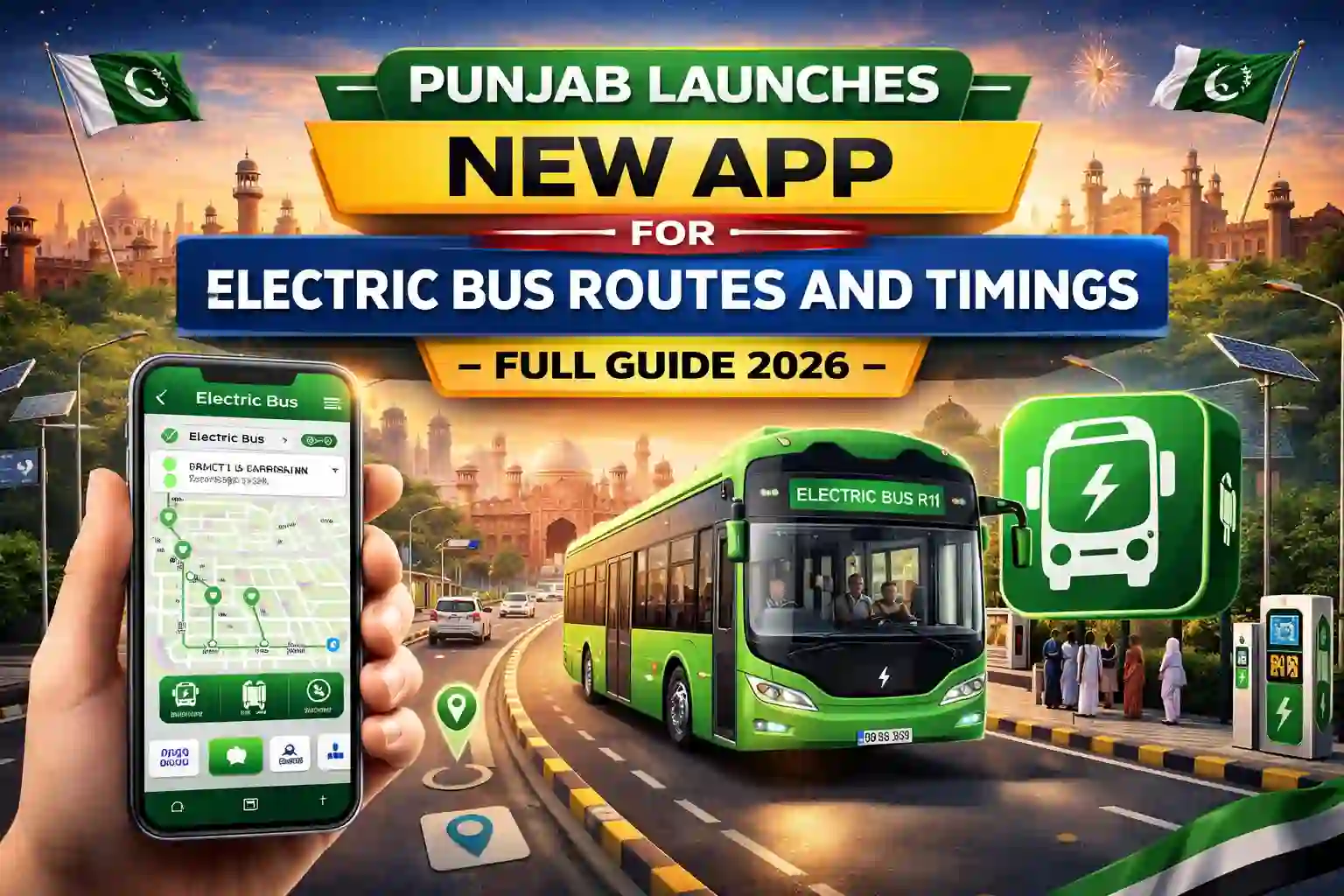 Punjab Launches New App for Electric Bus Routes and Timings