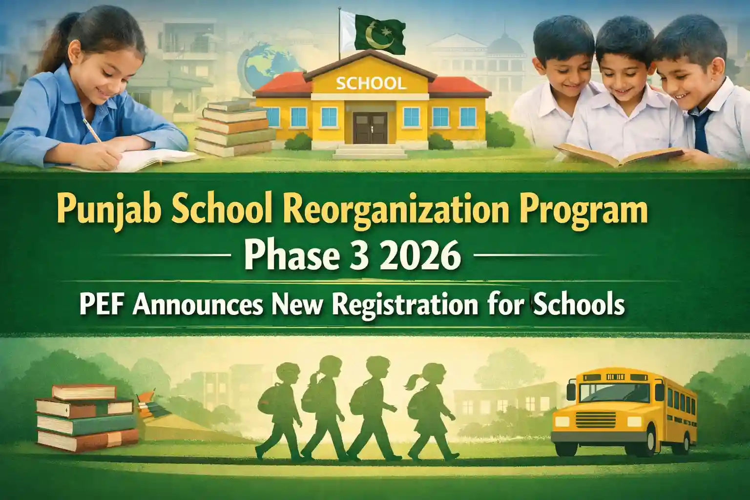 Punjab School Reorganization Program Phase 3 2026 – PEF Announces New Registration for Schools