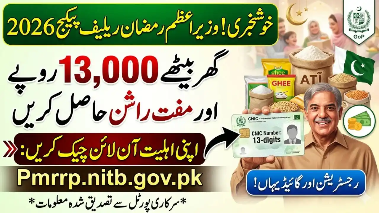 Ramzan Relief Package 2026 Online Check via pmrrp.nitb.gov.pk Portal
