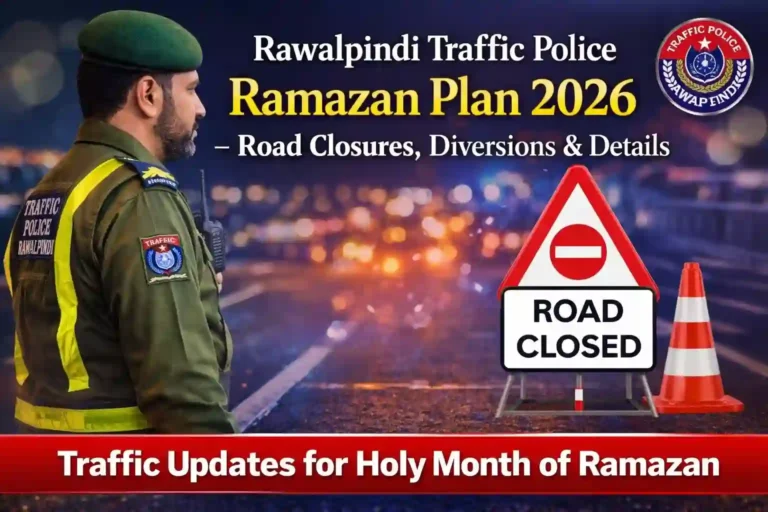 Rawalpindi Traffic Police Ramazan Plan 2026 – Road Closures, Diversions & Details 6 Rawalpindi Traffic Police Ramazan Plan 2026