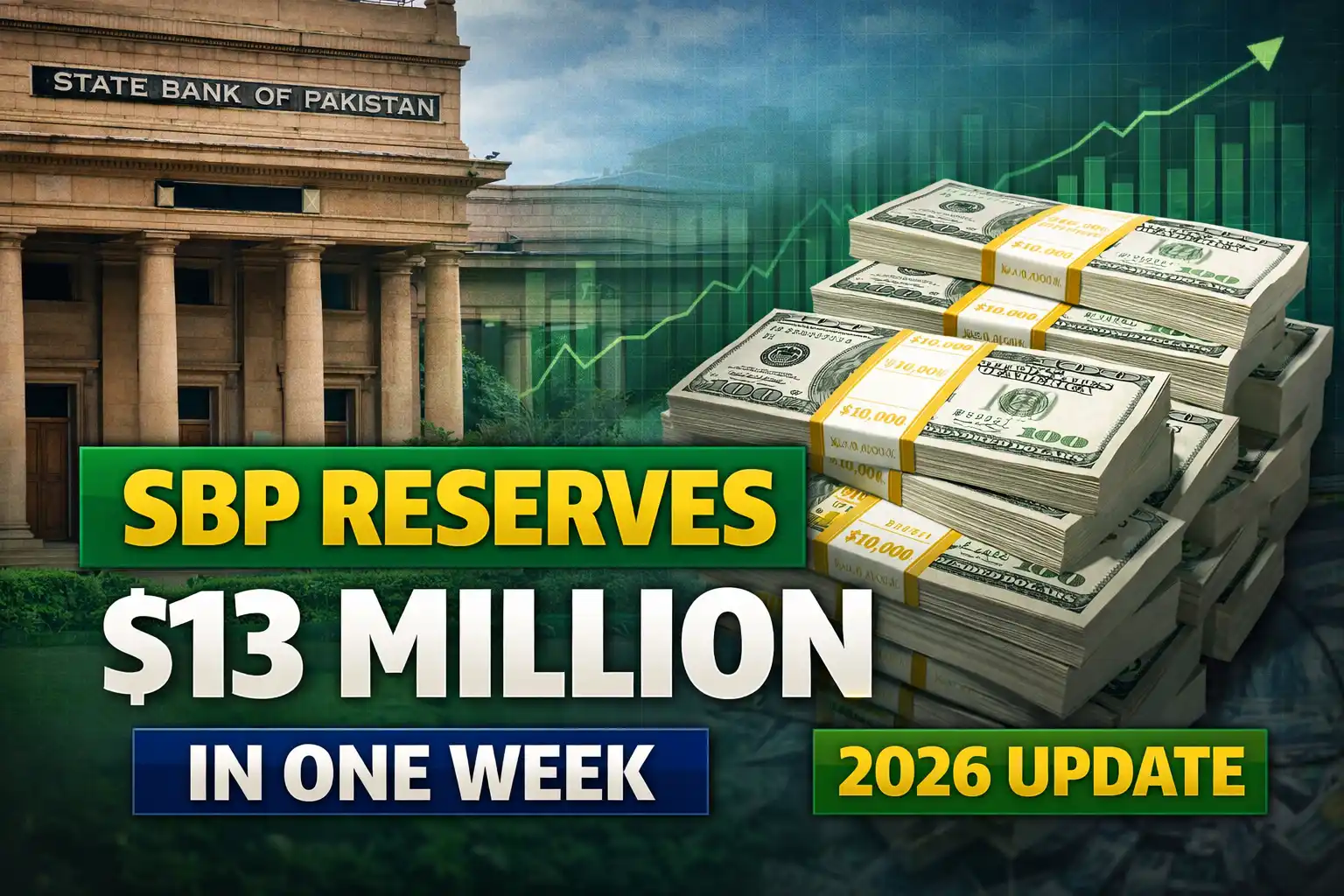 SBP Reserves Gain $13 Million in One Week – Pakistan Forex Update 2026
