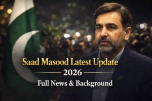 Saad Masood Latest Update 2026 – Full News & Background