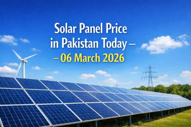 Solar Panel Price in Pakistan Today – 06 March 2026 (Updated Rates) 10 Solar Panel Price in Pakistan Today – 06 March 2026