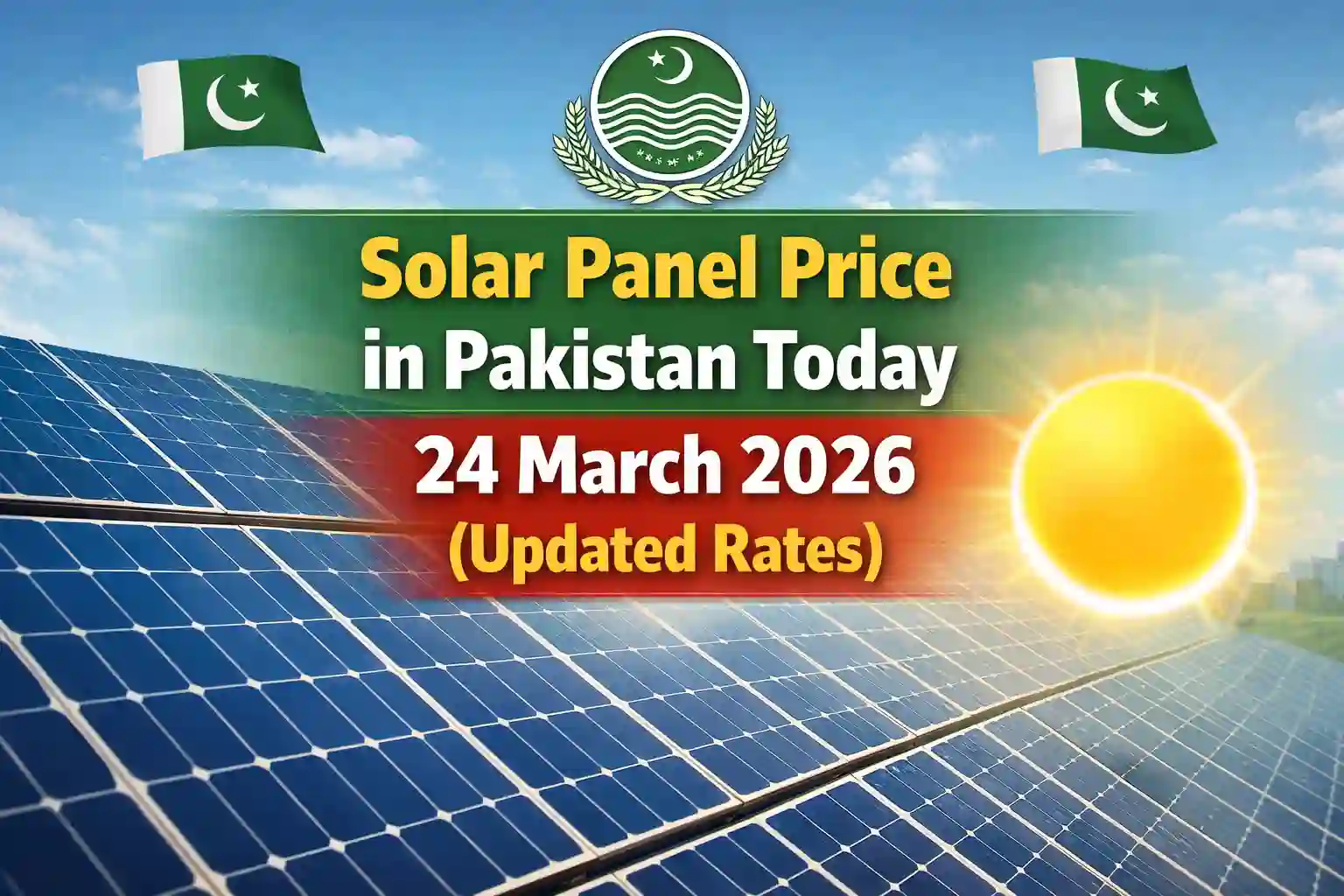 Solar Panel Price in Pakistan Today – 24 March 2026