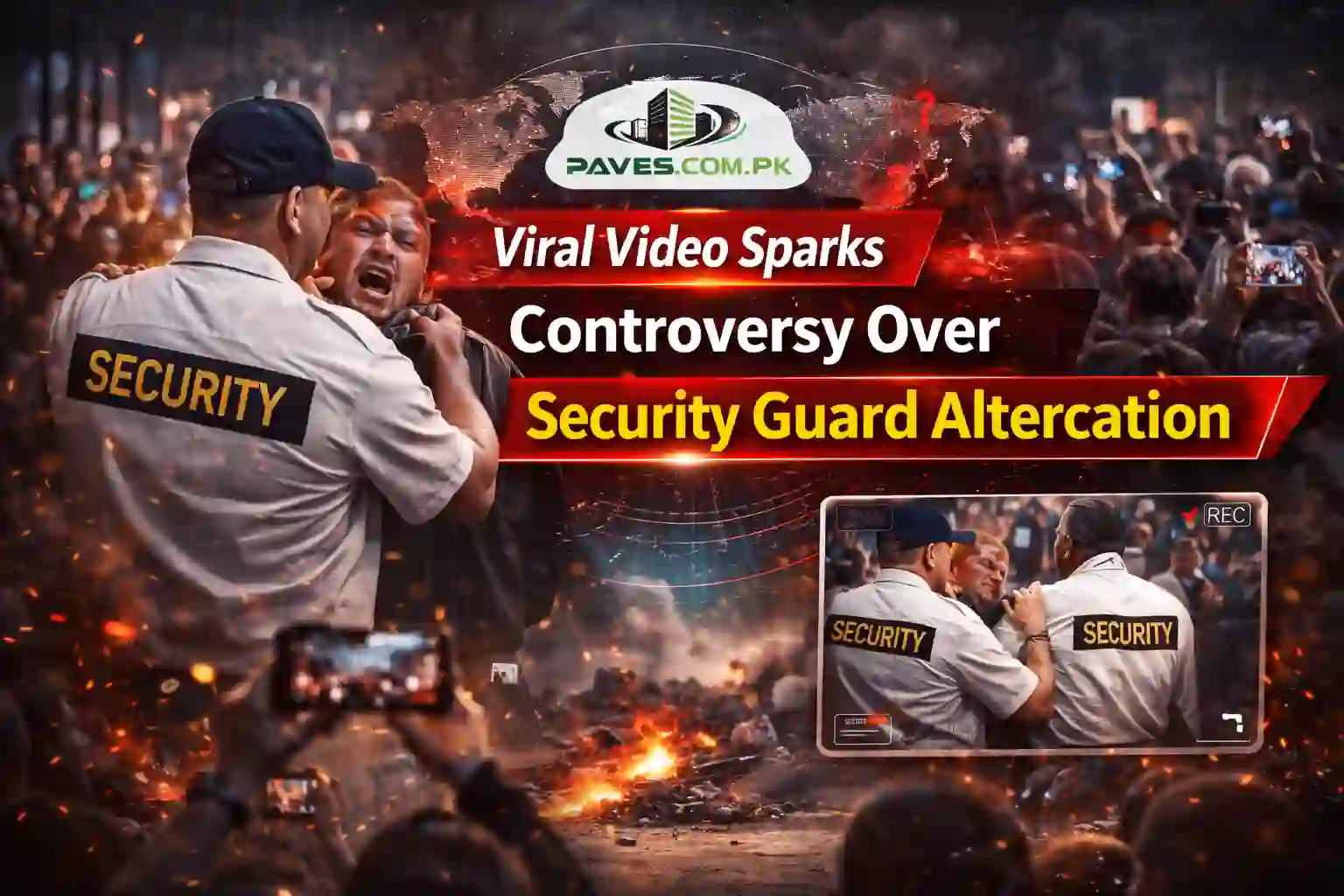 Viral Video Sparks Controversy Over Security Guard Altercation 1 Viral Video Sparks Controversy Over Security Guard Altercation