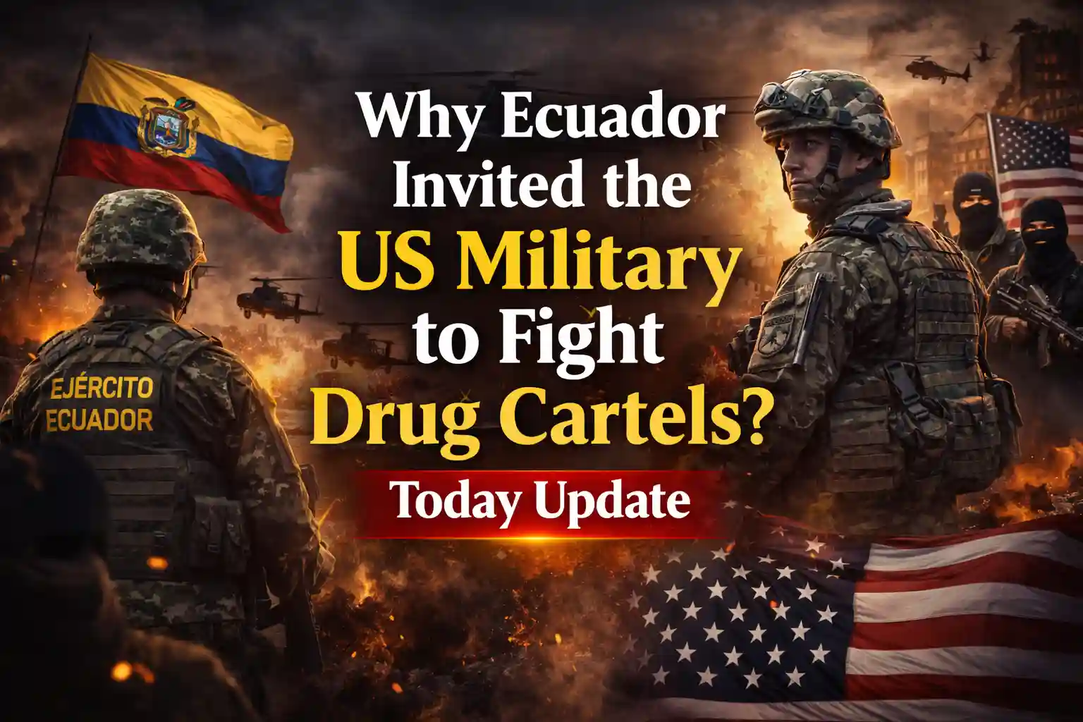 Why Ecuador Invited the US Military to Fight Drug Cartels? Today Update 1 Why Ecuador Invited the US Military to Fight Drug Cartels Today Update