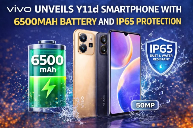 vivo Unveils Y11d Smartphone with 6500mAh Battery and IP65 Protection